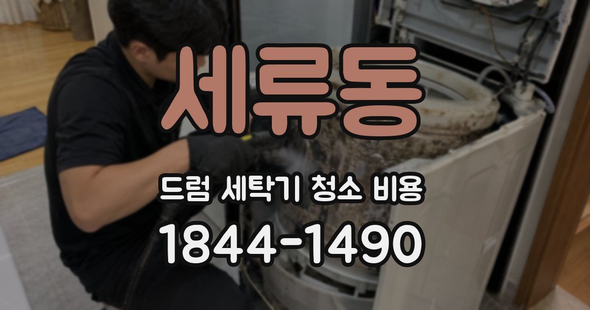 세류동 드럼 세탁기 청소 비용