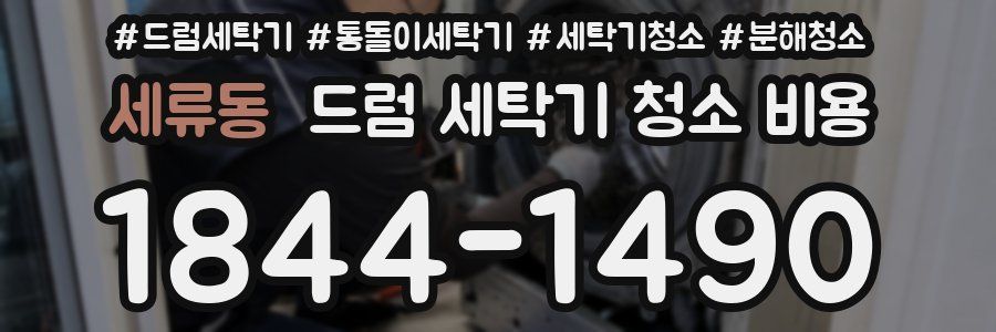 세류동 드럼 세탁기 청소 비용