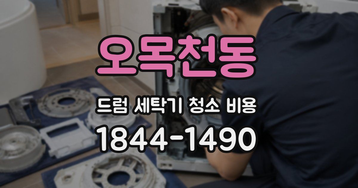 오목천동 드럼 세탁기 청소 비용