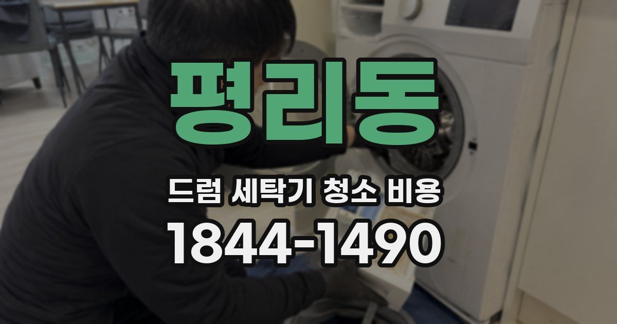 평리동 드럼 세탁기 청소 비용
