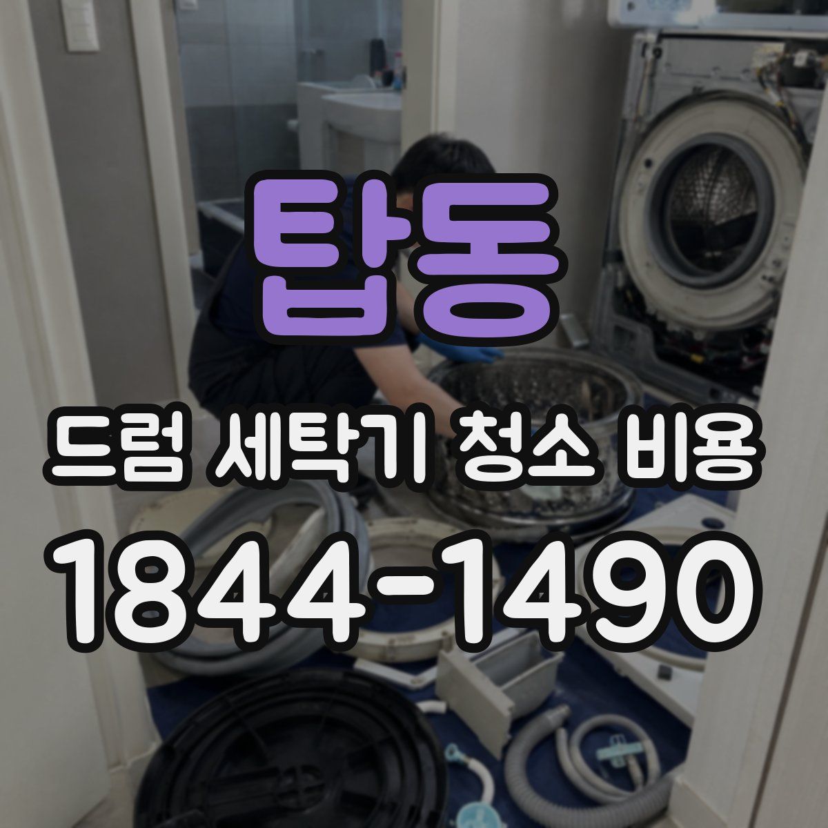 탑동 드럼 세탁기 청소 비용