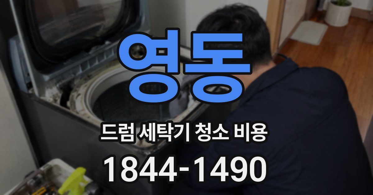 영동 드럼 세탁기 청소 비용