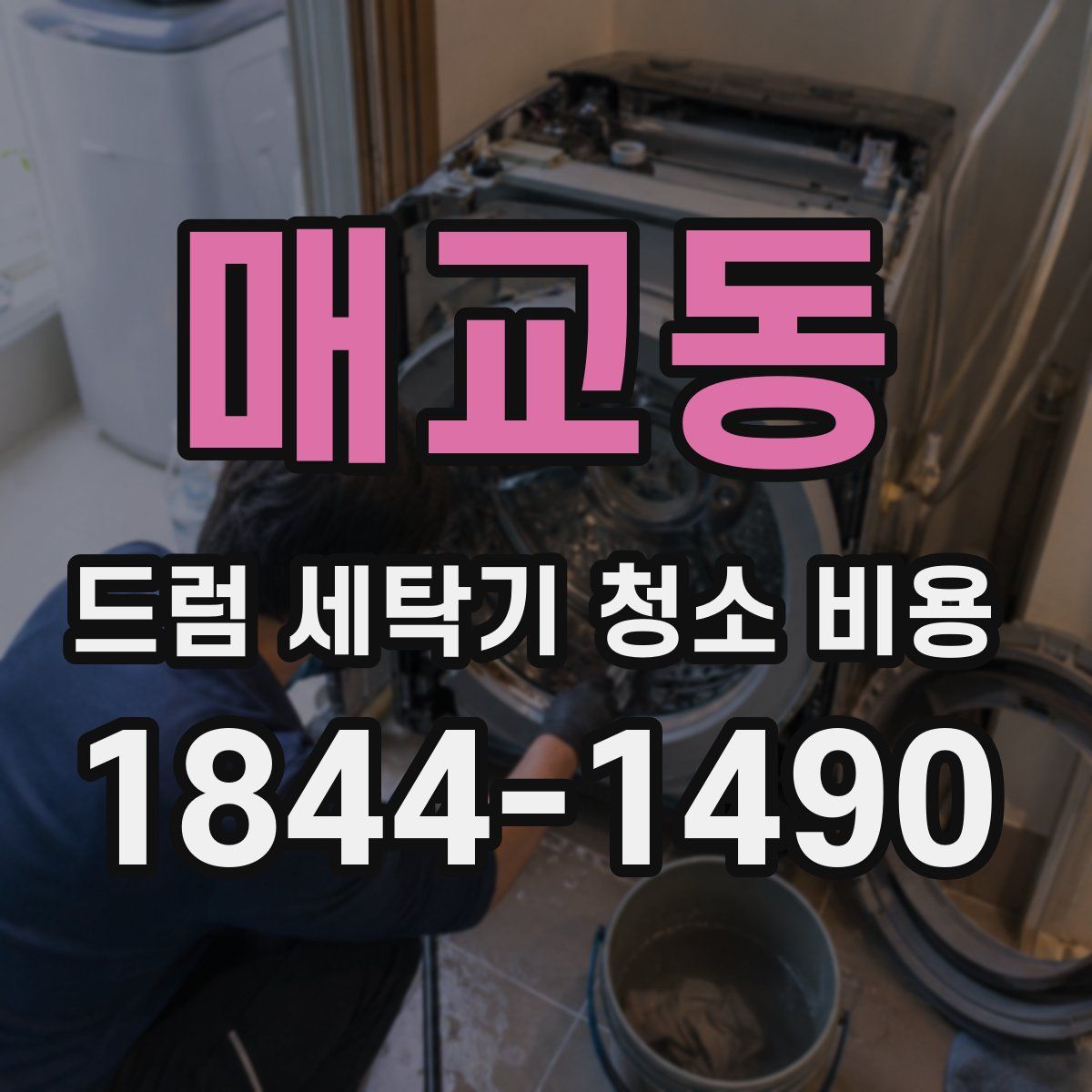매교동 드럼 세탁기 청소 비용
