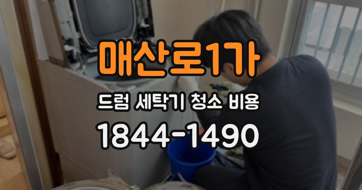 매산로1가 드럼 세탁기 청소 비용