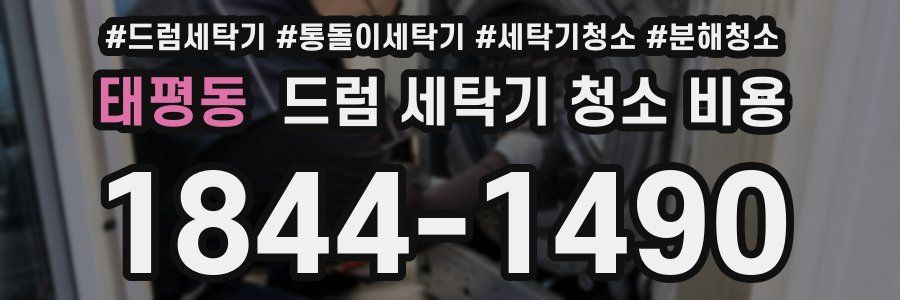 태평동 드럼 세탁기 청소 비용