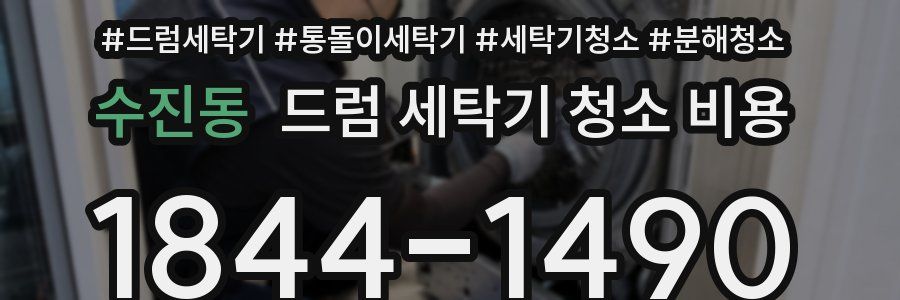 수진동 드럼 세탁기 청소 비용