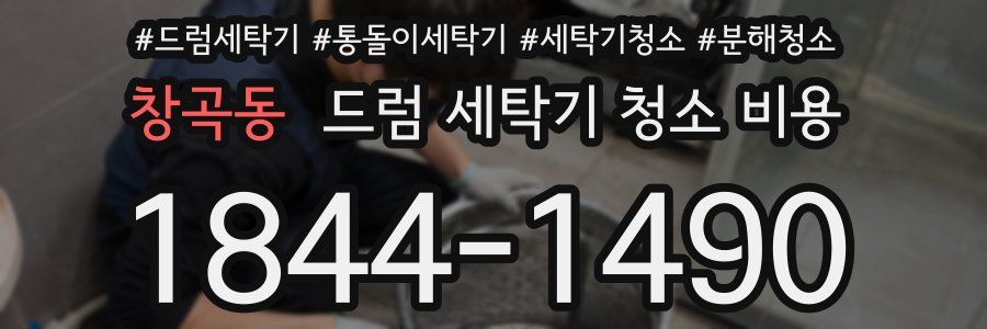 창곡동 드럼 세탁기 청소 비용