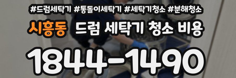 시흥동 드럼 세탁기 청소 비용