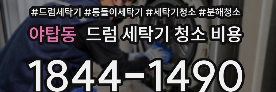 야탑동 드럼 세탁기 청소 비용