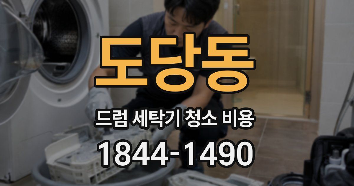도당동 드럼 세탁기 청소 비용