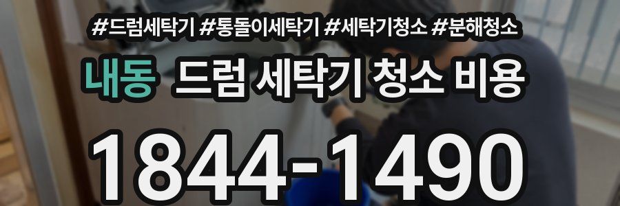 내동 드럼 세탁기 청소 비용