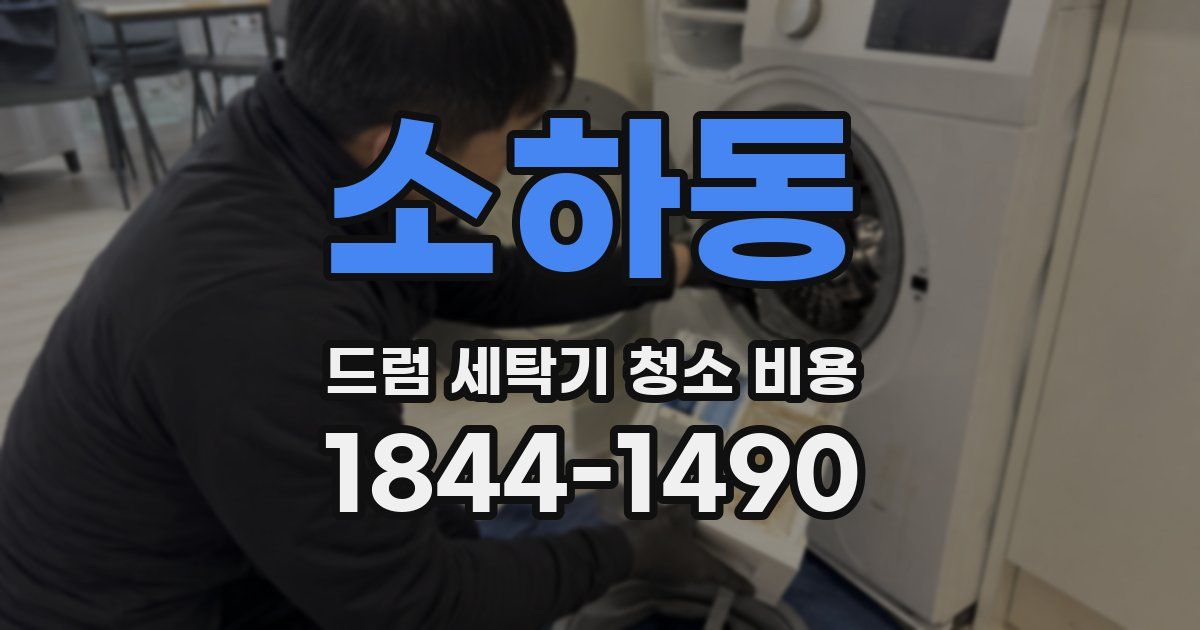소하동 드럼 세탁기 청소 비용