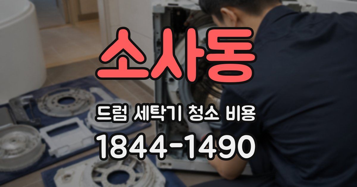 소사동 드럼 세탁기 청소 비용
