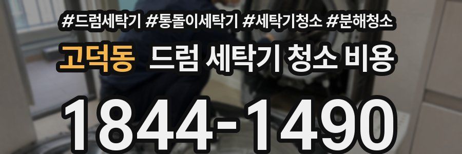 고덕동 드럼 세탁기 청소 비용