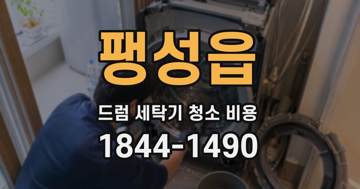 팽성읍 드럼 세탁기 청소 비용