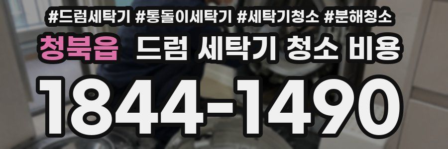 청북읍 드럼 세탁기 청소 비용