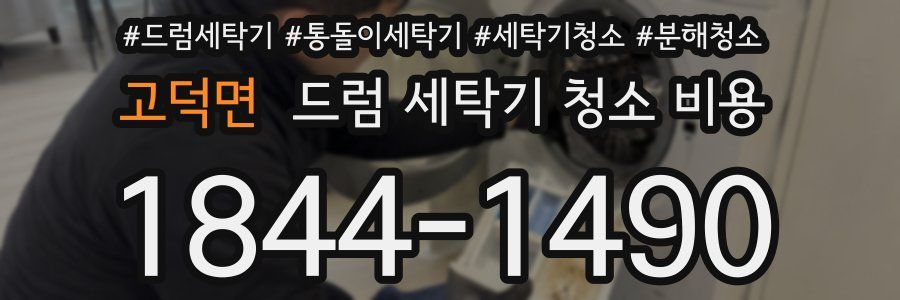 고덕면 드럼 세탁기 청소 비용