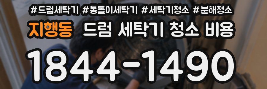 지행동 드럼 세탁기 청소 비용