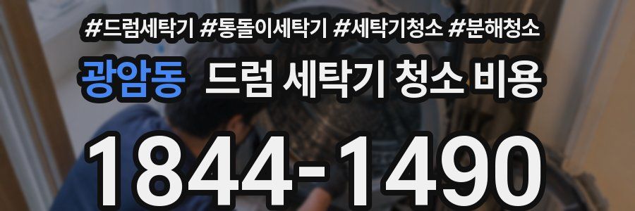 광암동 드럼 세탁기 청소 비용