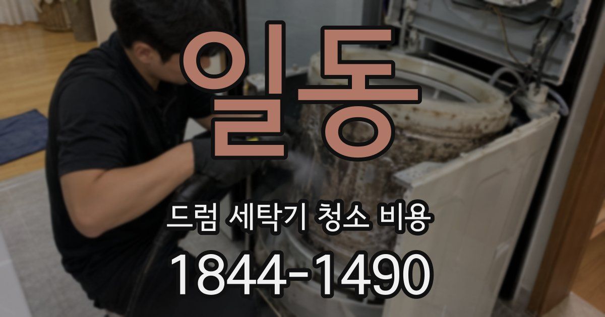 일동 드럼 세탁기 청소 비용