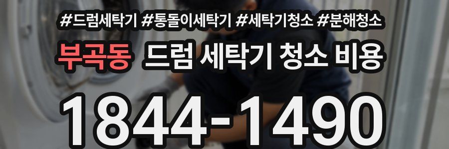 부곡동 드럼 세탁기 청소 비용