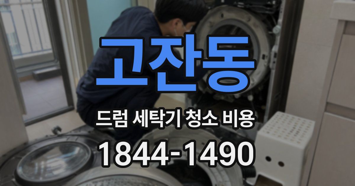 고잔동 드럼 세탁기 청소 비용