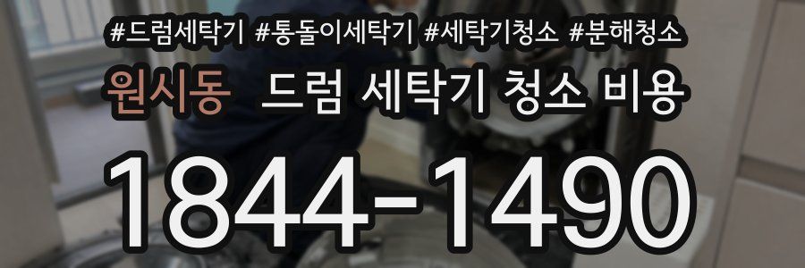 원시동 드럼 세탁기 청소 비용