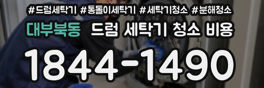 대부북동 드럼 세탁기 청소 비용