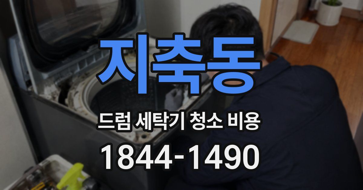 지축동 드럼 세탁기 청소 비용