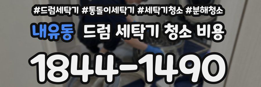 내유동 드럼 세탁기 청소 비용