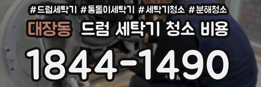 대장동 드럼 세탁기 청소 비용