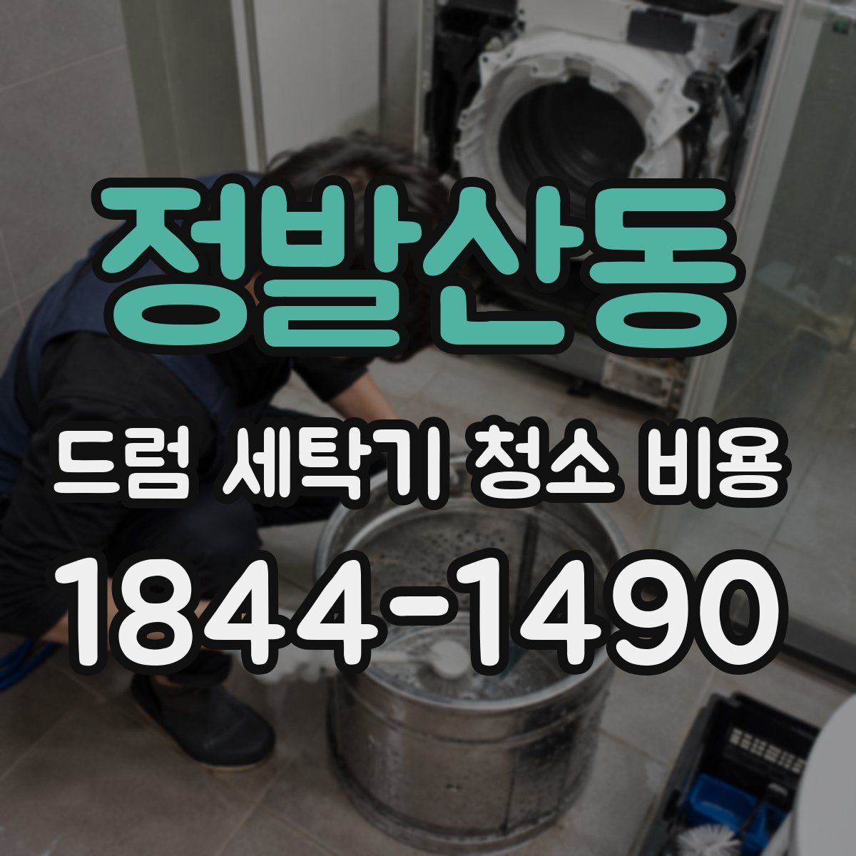 정발산동 드럼 세탁기 청소 비용