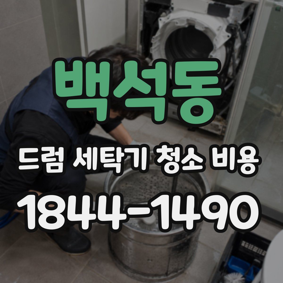 백석동 드럼 세탁기 청소 비용