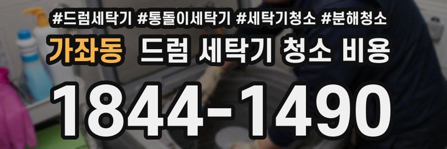 가좌동 드럼 세탁기 청소 비용