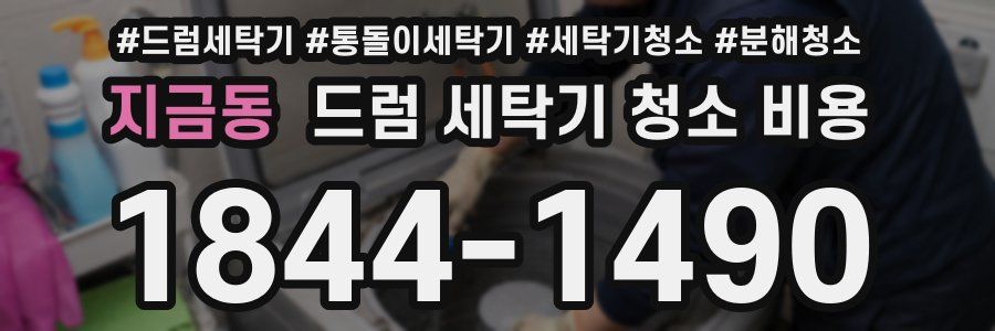 지금동 드럼 세탁기 청소 비용