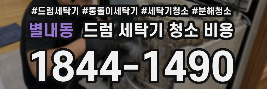 별내동 드럼 세탁기 청소 비용