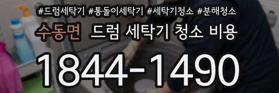 수동면 드럼 세탁기 청소 비용