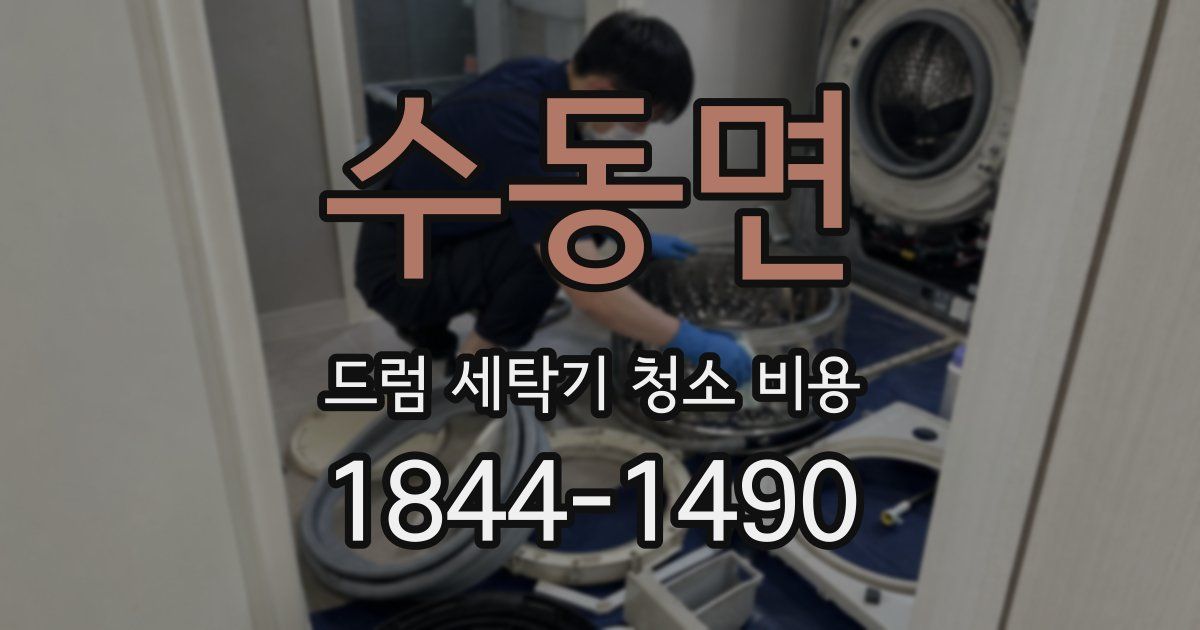 수동면 드럼 세탁기 청소 비용