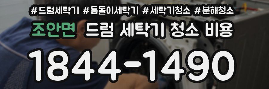조안면 드럼 세탁기 청소 비용