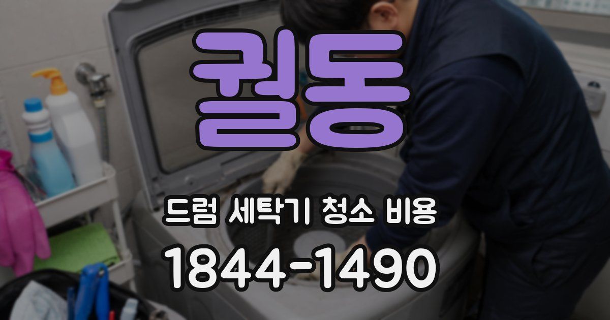 궐동 드럼 세탁기 청소 비용