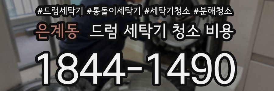 은계동 드럼 세탁기 청소 비용