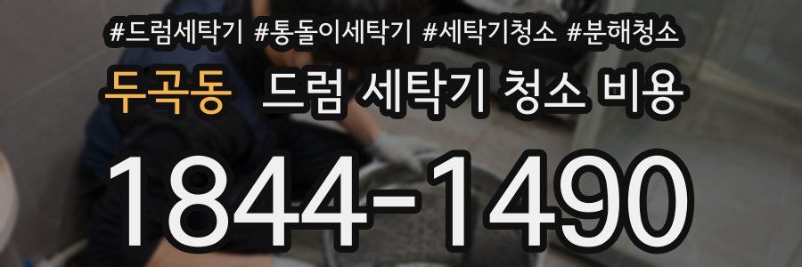 두곡동 드럼 세탁기 청소 비용