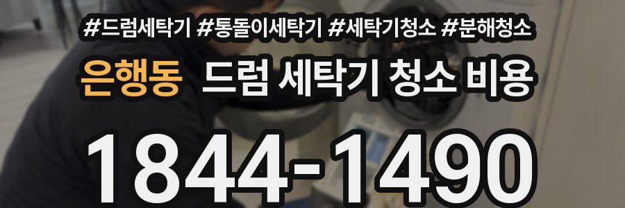 은행동 드럼 세탁기 청소 비용