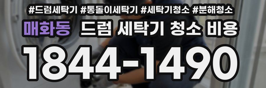 매화동 드럼 세탁기 청소 비용