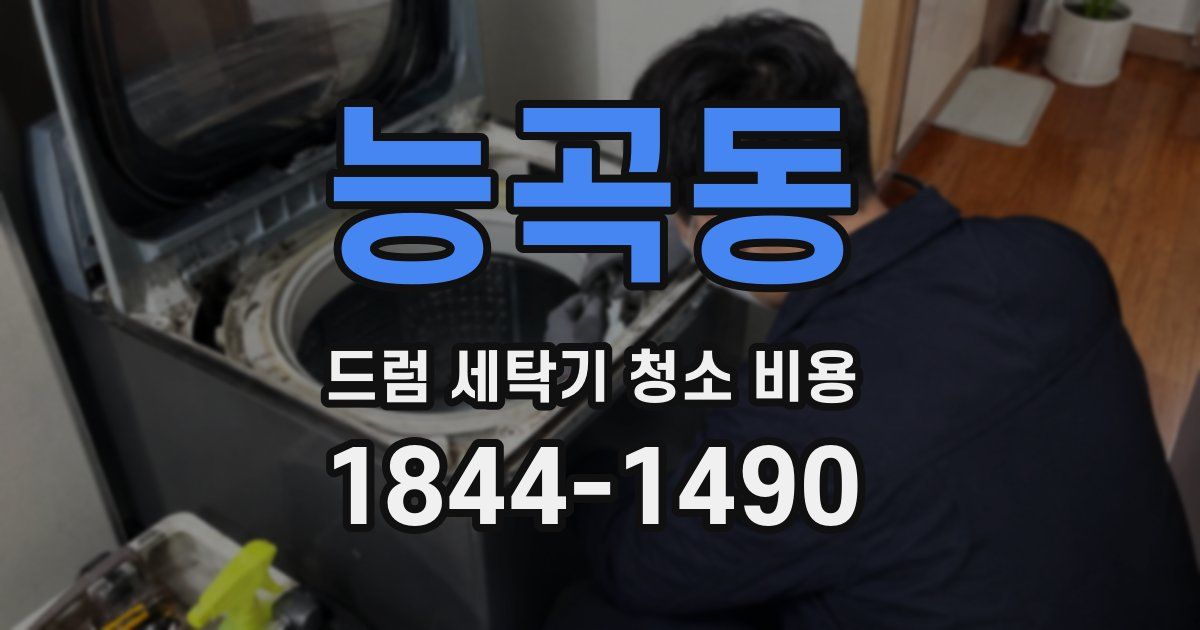 능곡동 드럼 세탁기 청소 비용
