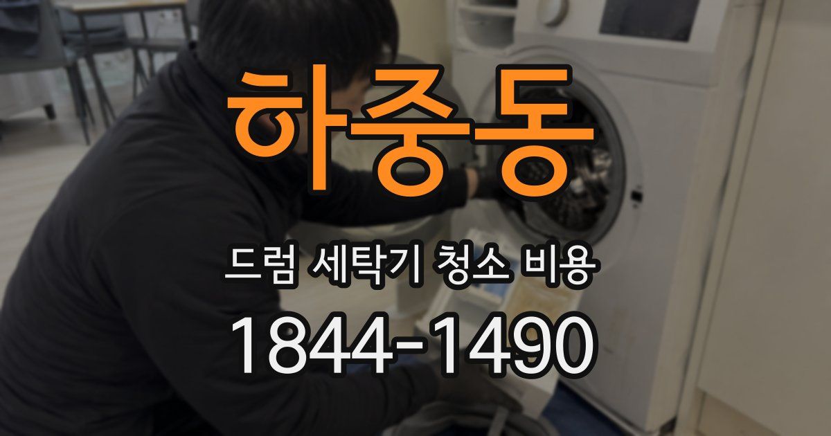 하중동 드럼 세탁기 청소 비용