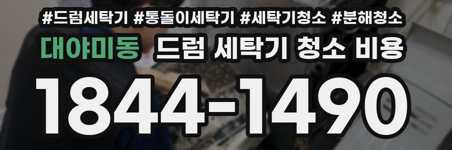 대야미동 드럼 세탁기 청소 비용