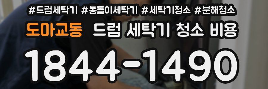 도마교동 드럼 세탁기 청소 비용