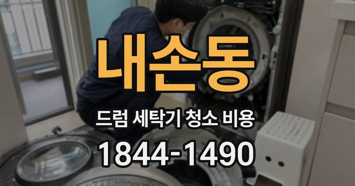 내손동 드럼 세탁기 청소 비용