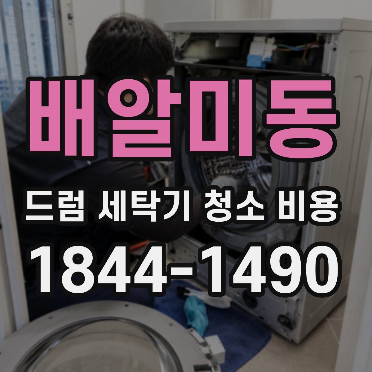 배알미동 드럼 세탁기 청소 비용